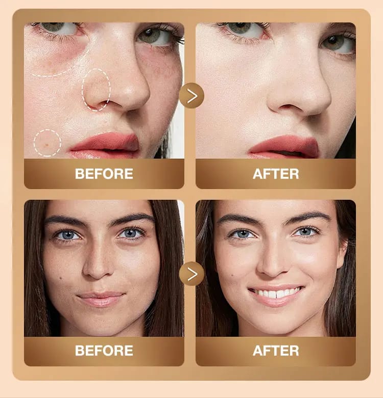 DIAO NI Flawless Eraser Foundation Stick | Built-In Brush Makeup Stick